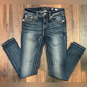 Miss Me Women's Dark Blue Skinny Jeans